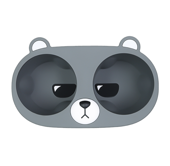 Cup Holder Bear for Tesla Model 3/Y (Grey) Elvix