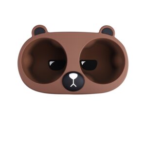 Cup Holder Bear for Tesla Model 3/Y (Tea Brown) Elvix