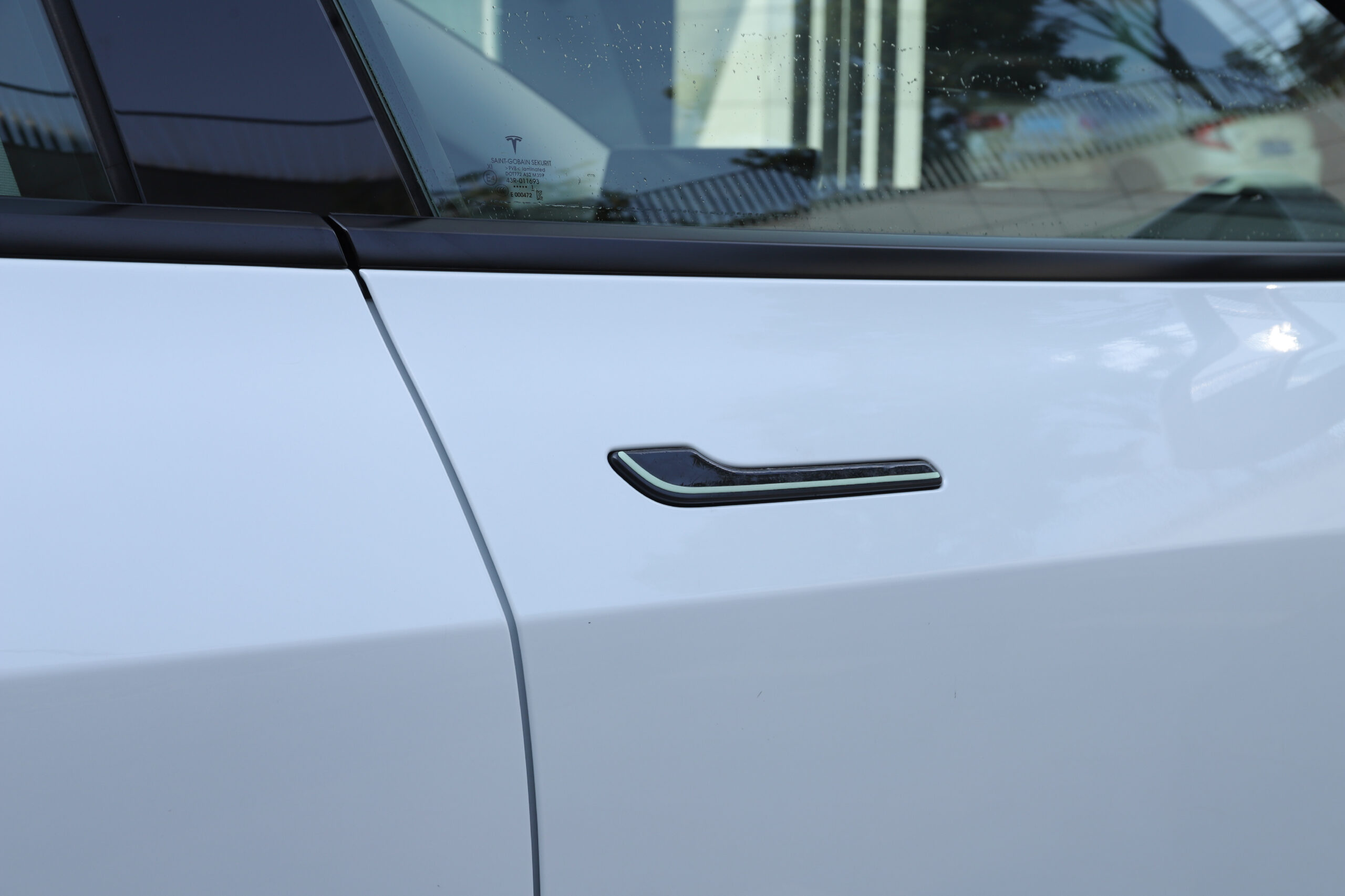 Door Handle Stickers for Tesla Model 3/Y (Glow Black) Elvix - obrazek 4