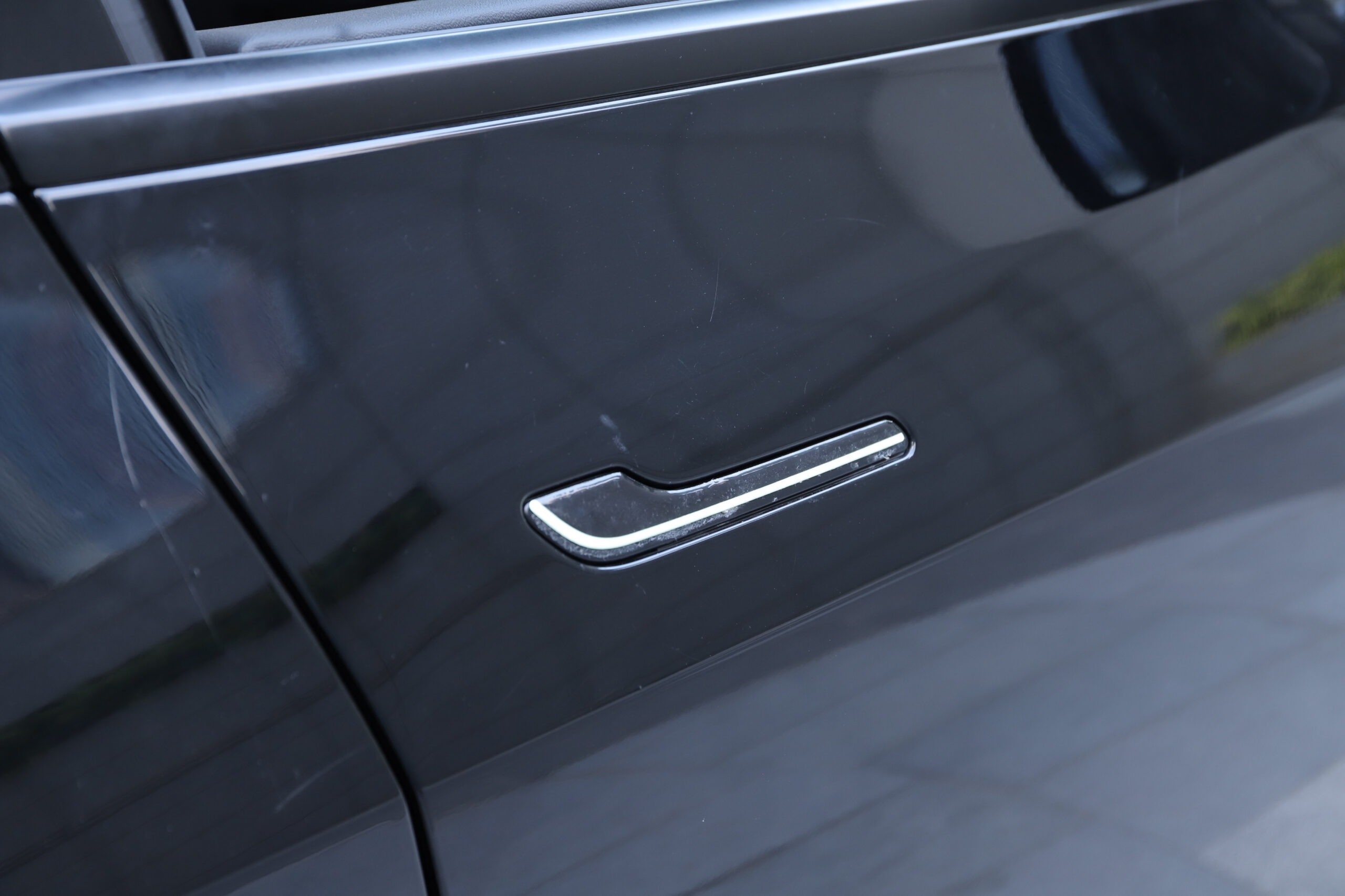 Door Handle Stickers for Tesla Model 3/Y (Glow Black) Elvix - obrazek 3