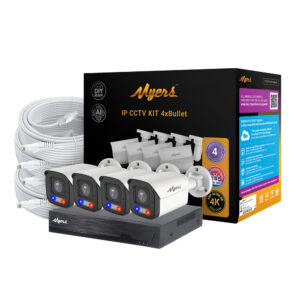 POE kit 4CH IP KIT 8MP 4xBullet FADA Myers