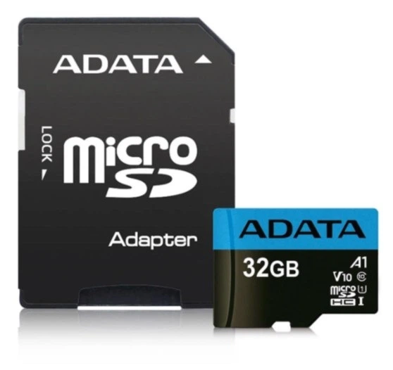 SD card ADATA 32GB with Adapter