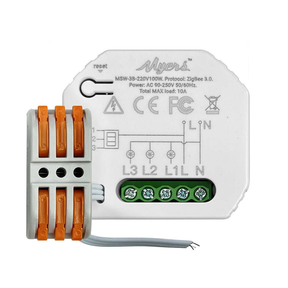 Smart Light Switch MSW-3B-220V/100W ZB - obrazek 2