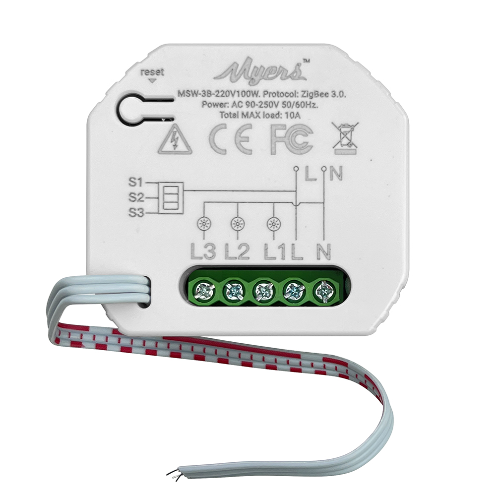 Smart Light Switch MSW-3B-220V/100W ZB
